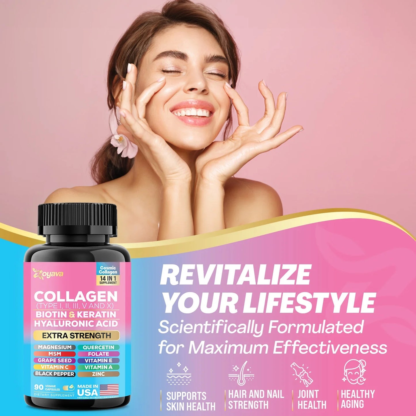 Cosmic Collagen™ 14-in-1 – All-in-One Beauty & Wellness Formula