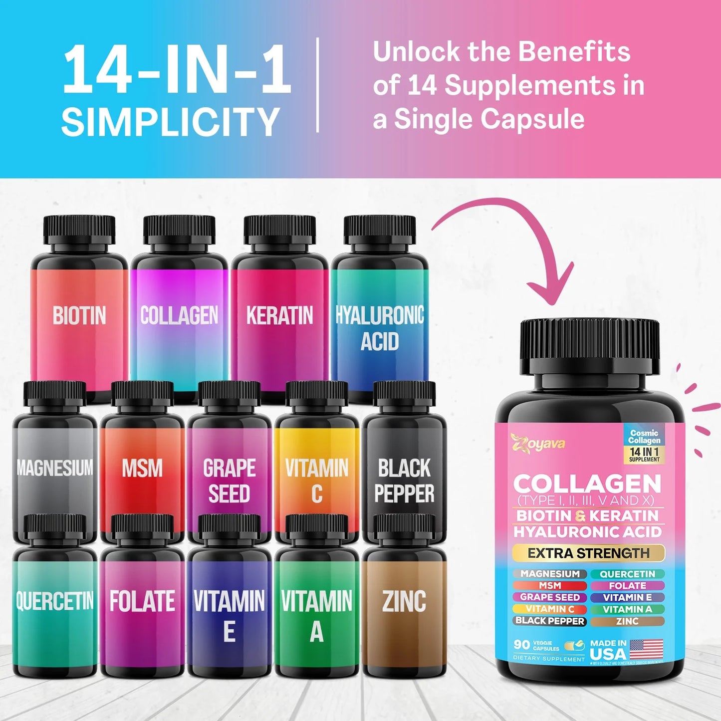 Cosmic Collagen™ 14-in-1 – All-in-One Beauty & Wellness Formula