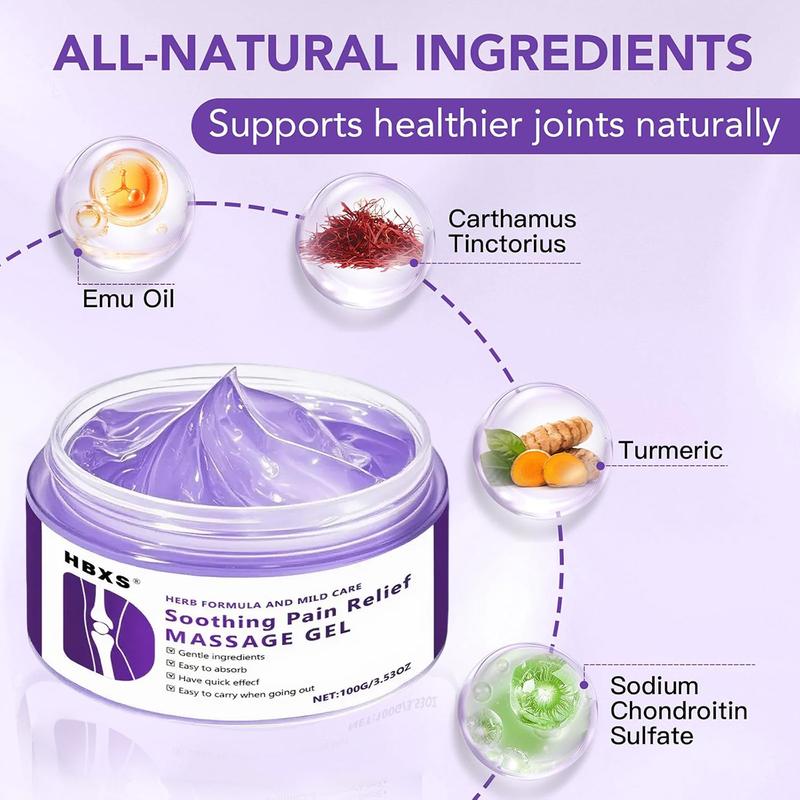 KREAIN Joint Pain Gel Purple Gel - Soothing Pain Massage Gel 100ml
