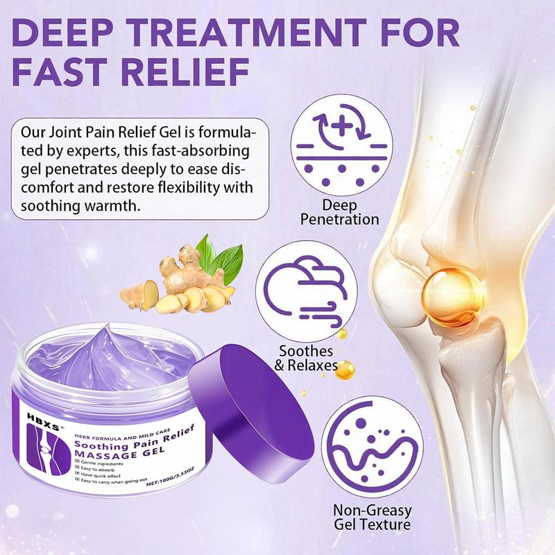 KREAIN Joint Pain Gel Purple Gel - Soothing Pain Massage Gel 100ml